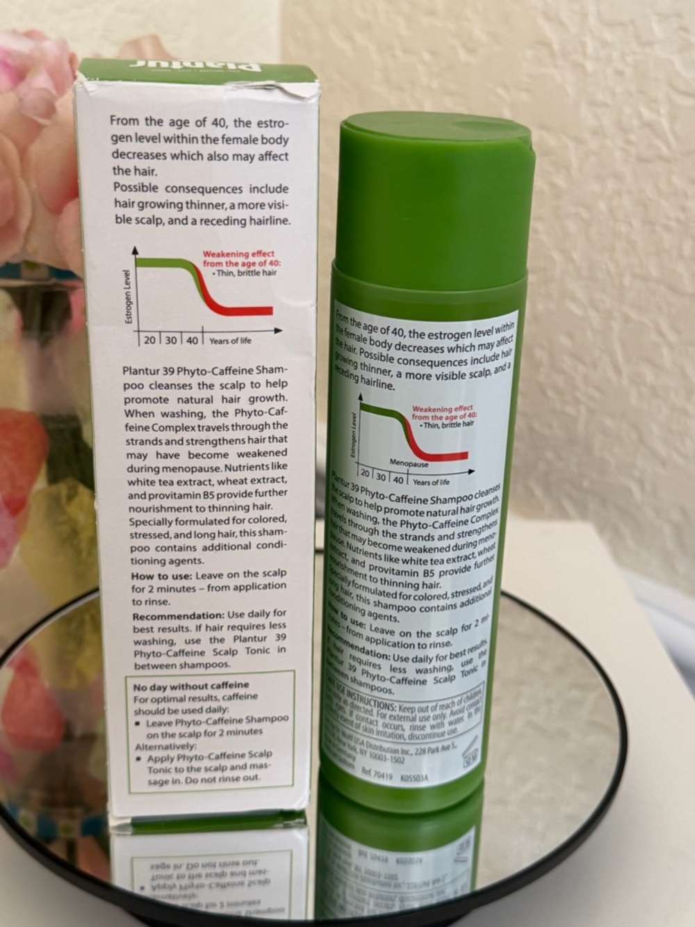 Plantur 39 Bundle Hair Care Phyto-Caffeine Shampoo & Conditioner Over 40 - Picture 10 of 11